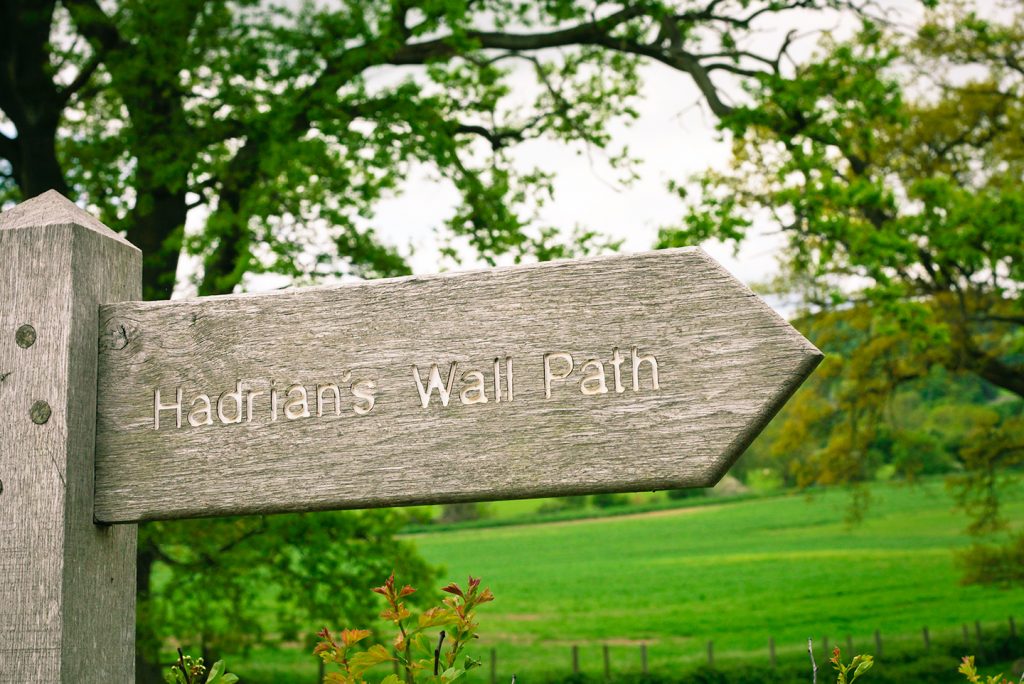 hadrian's wall sign